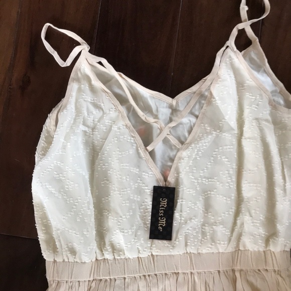 NWT Miss Me Embroidered Summer Dress - Picture 5 of 7